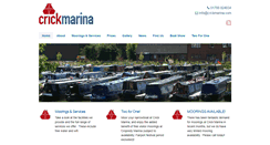 Desktop Screenshot of crickmarina.com